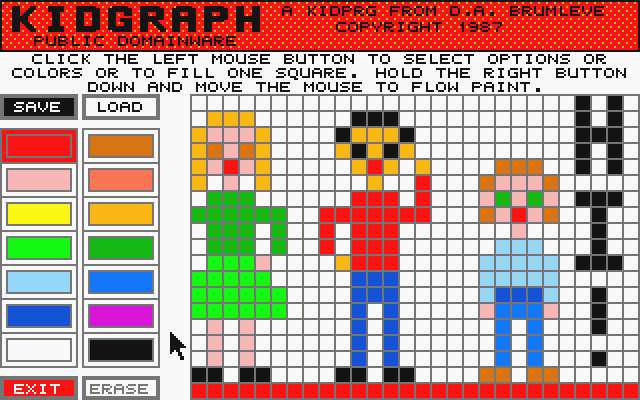 Kidgraph atari screenshot